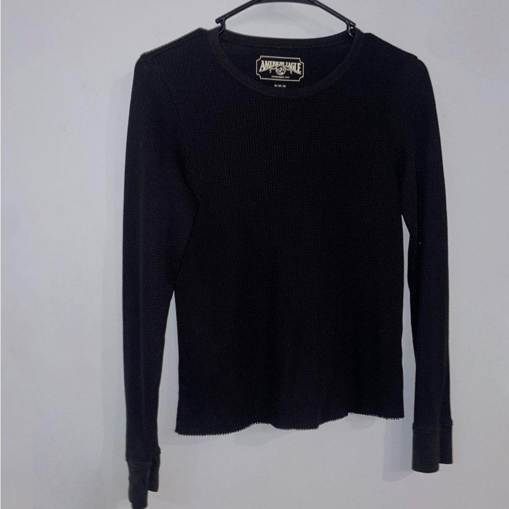 American Eagle Black Knit Sweater